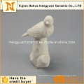 Garden Decoration White Ceramic Bird Craft